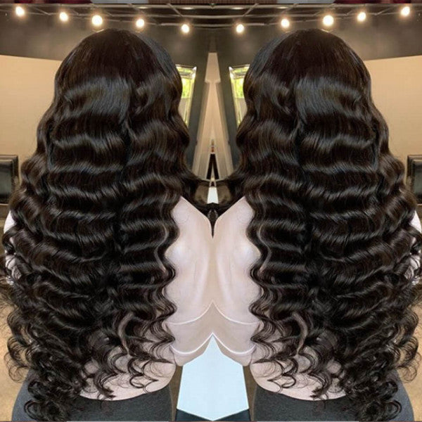 Grawwhair Long Loose Deep Wave 13x6/13x4 Lace Front Deep Parting High Quality Wigs