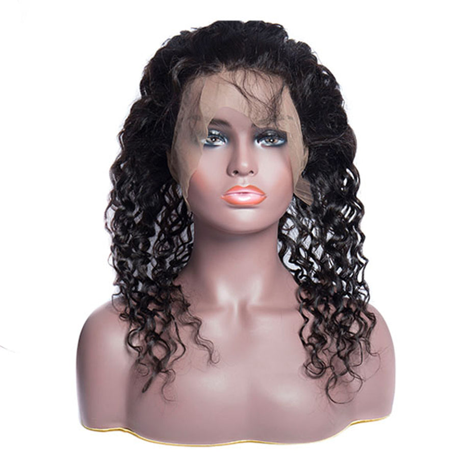 Grawwhair 360 Water Wave Lace Frontal Ear To Ear Brazilian Virgin Hair Single Frontal