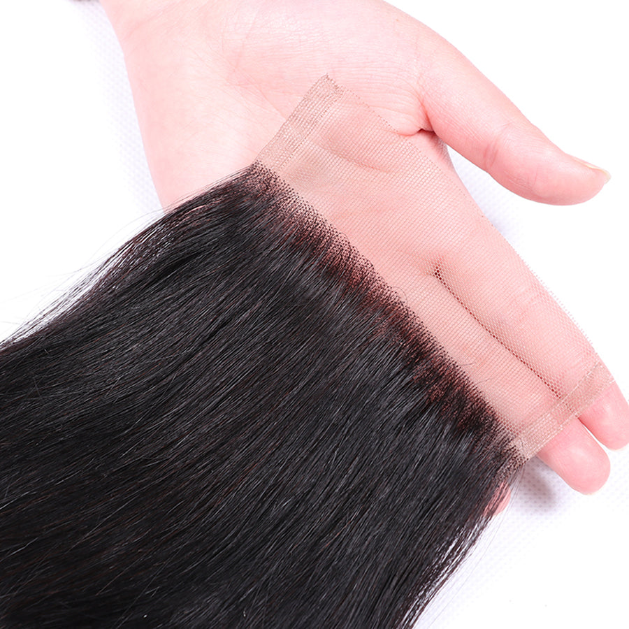 Grawwhair Body Wave 4x4/5x5/6x6 Lace Closure Brazilian Human Hair Closure