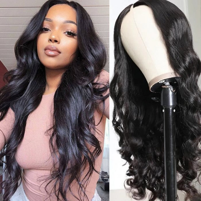 Grawwhair Body Wave V Part Wig No Leave Out Upgraded U Part Wig