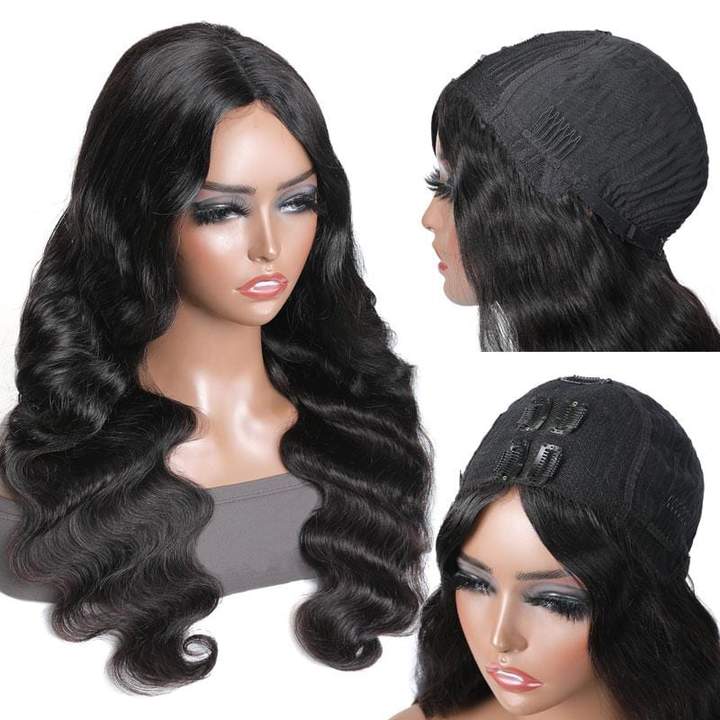 Grawwhair Body Wave V Part Wig No Leave Out Upgraded U Part Wig