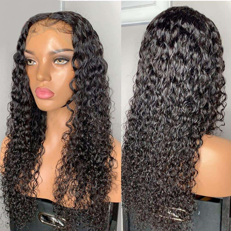 Grawwhair Curly 5x5/6x6 HD Transparent Lace Closure Wig Human Virgin Hair Wig