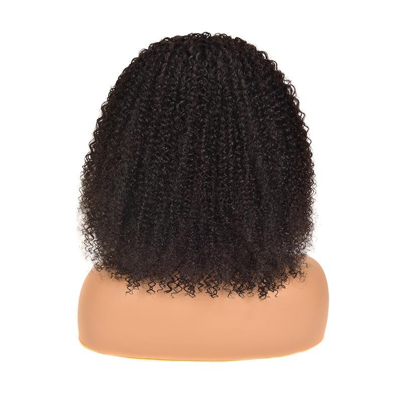 Grawwhair Kinky Curly Headband Glueless Wig Brazilian Virgin Hair Wig