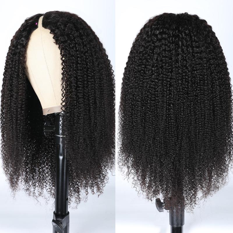 Grawwhair Kinky Curly V Part Wig No Leave Out Grawwhair Upgraded U Part Wig