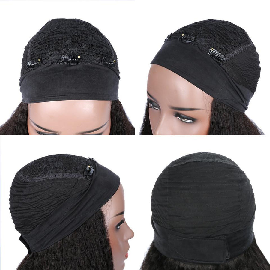 Grawwhair Kinky Straight Glueless Headband Wig Yaki Straight