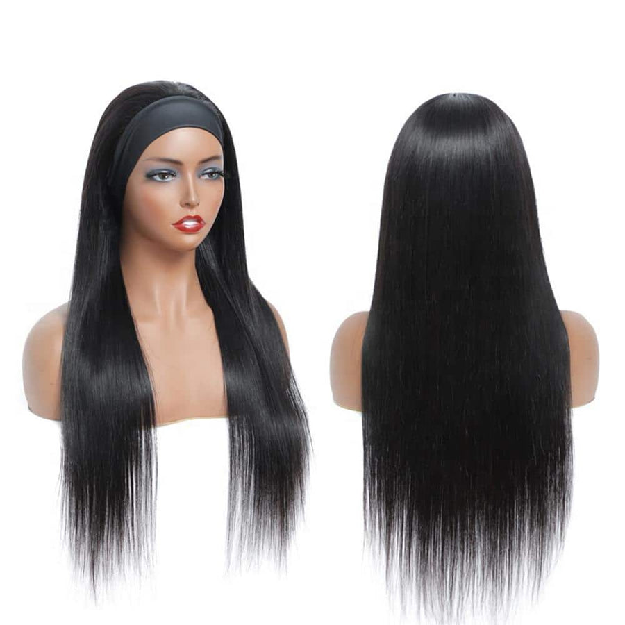 Grawwhair Sale Straight Headband Wig Human Hair Wigs No Code Availible