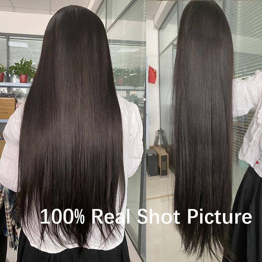 Grawwhair Silky Straight 13x4-13x6 Transparent Lace Front Wig Human Virgin Hair