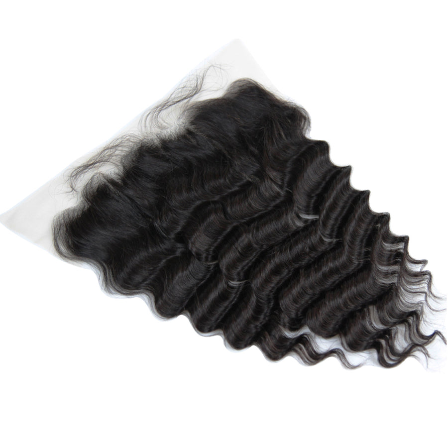 Grawwhair Loose Deep Wave 13x4/13x6 Frontal Transparent Lace Brazilian Virgin Hair