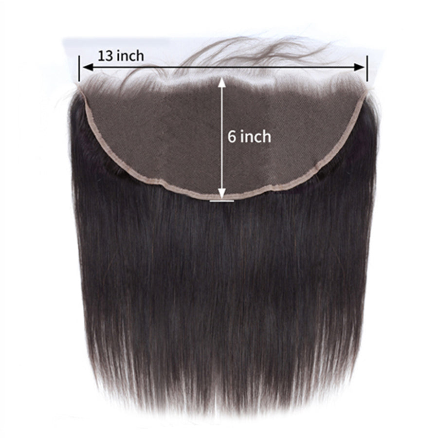 Grawwhair 13x4/13x6 Straight Lace Frontal Ear To Ear Brazilian Virgin Hair Frontal